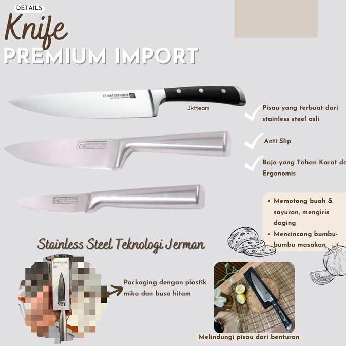 CS KOCHSYSTEM STAINLESS STEEL KNIFE/ STAINLESS GERMANY