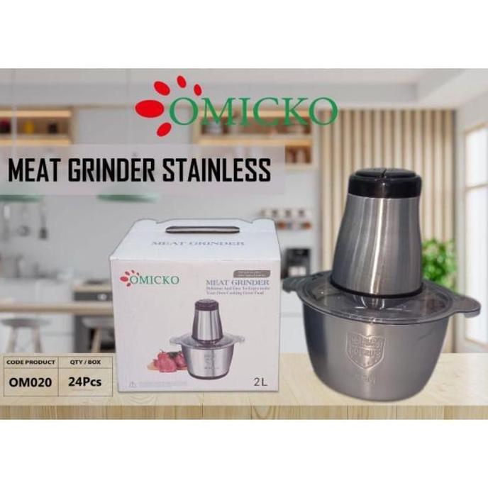 OMICKO BLENDER PENGGILING DAGING BAJA TAHAN KARAT / CHOPPER BLENDER