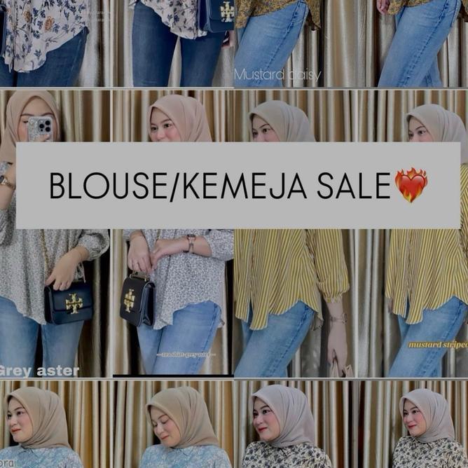 Blouse Kemeja Rayon Twill Premium Motif