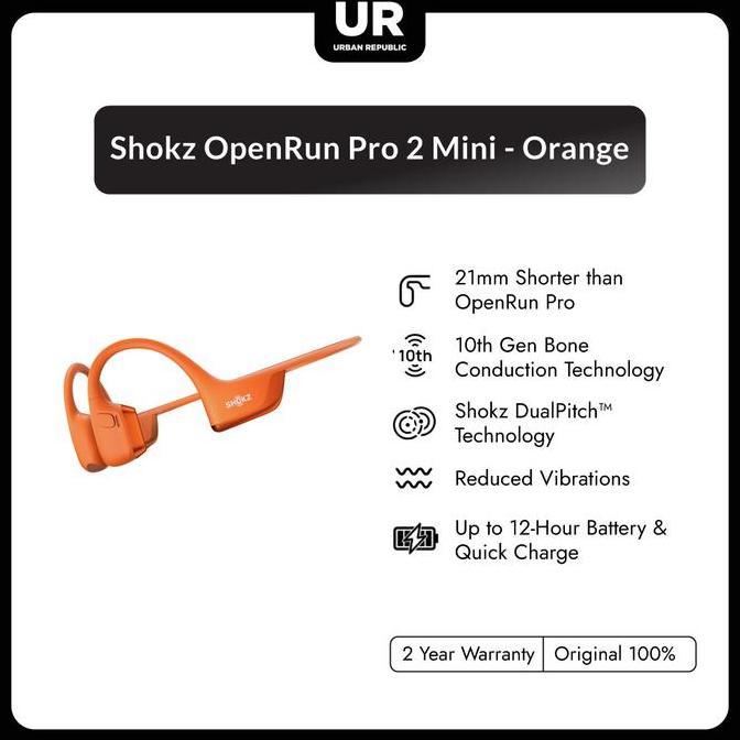 Shokz OpenRun Pro 2 Mini - Orange