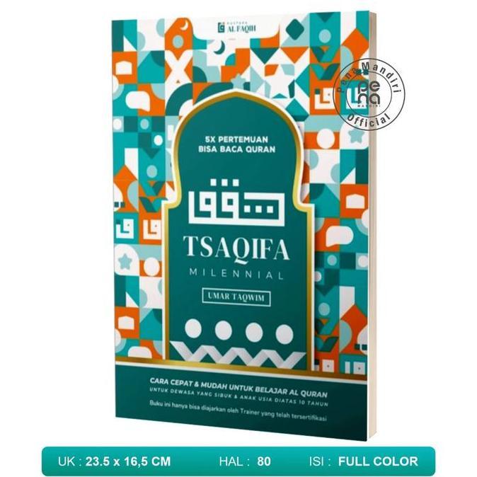 Tsaqifa Milenial - Buku Cara Cepat & Mudah Belajar Membaca Al-Quran