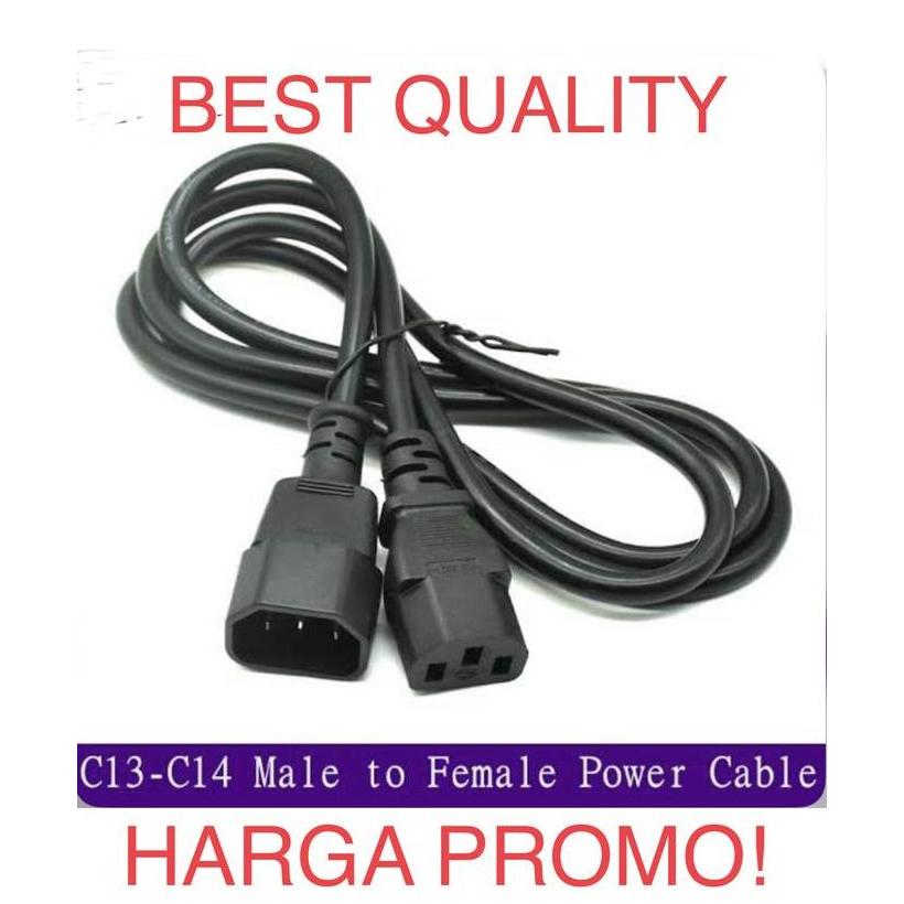 Kabel power cpu monitor C13 C14 SNI Sucofindo 5M 5 Meter Best Quality