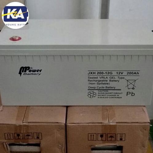 TERBARU - aki baterai vrla deep cycle gel MPower 200ah 12v 12 v 200 ah