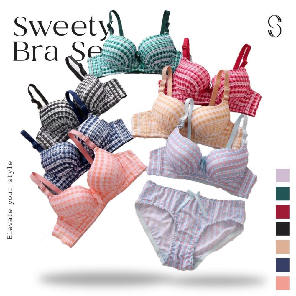 Omagoedang - Halostylo Sweety Bra Set + Panties Lingerie 723