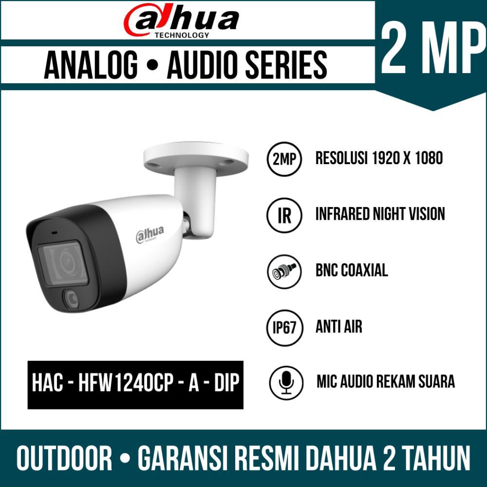 Camera CCTV DAHUA 2MP Audio Outdoor Kamera CCTV