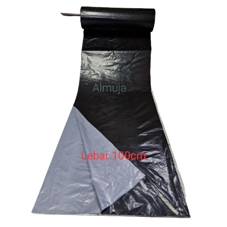 Bisa Cod Plastik Layangan Plastik Layang Layang Plastik Warna Hitam Silver Murah Bisa Cod ><