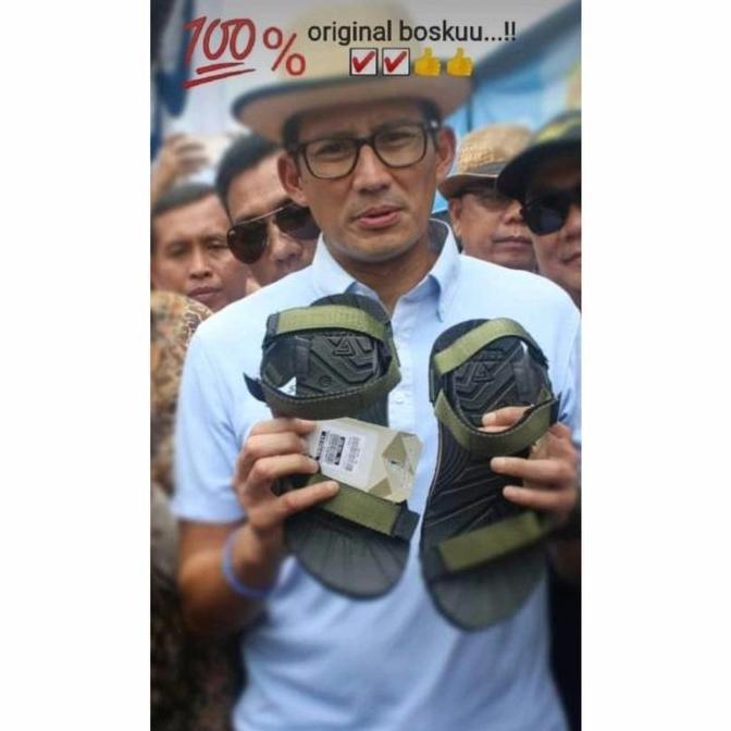 Sandal Gunung Adventure Original Hijau Army - Sandal Hiking - Triglav