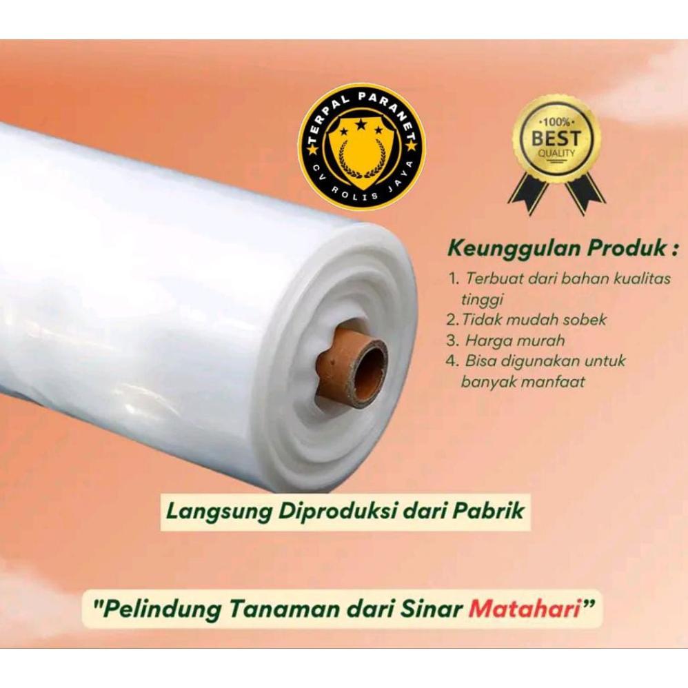 Bisa Cod Terpal Plastik Bening Uv 200 Micron 3X3 3X4 3X5 3X6 3X7 3X8 3X9 3X10 Plastik Uv Bening Tran