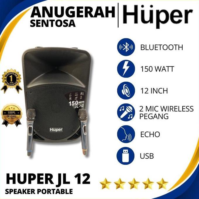 Speaker Aktif Huper JL 12 Ukuran 12 Inch Original