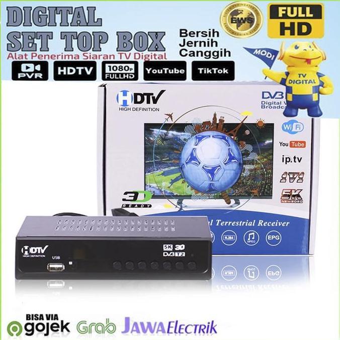 Stb Set Top Box Receiver Digital DVB-T2 HDTV