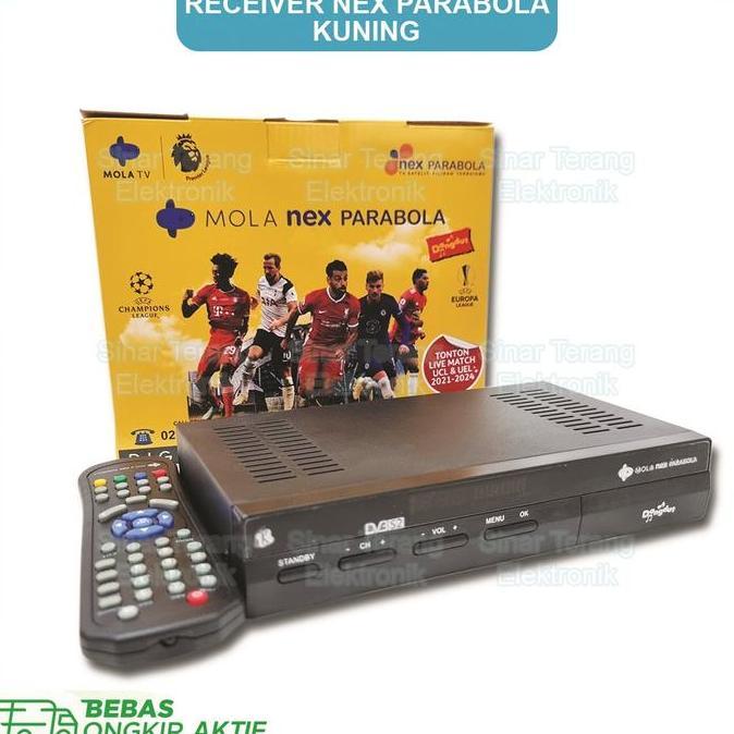 Nex Parabola Dangdut kuning tambahkan dongle Wifi untuk fitur youtube paket Belum include  paket tim