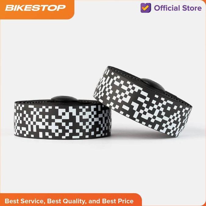 Burgh Pixel White Bartape - Bartape Sepeda