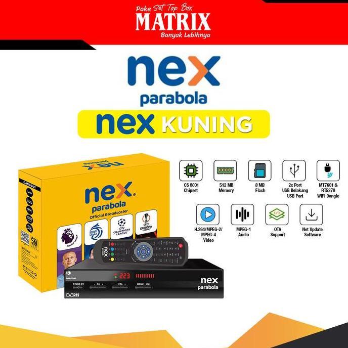 MOLA NEX PARABOLA - TYPE DANGDUT (KUNING)