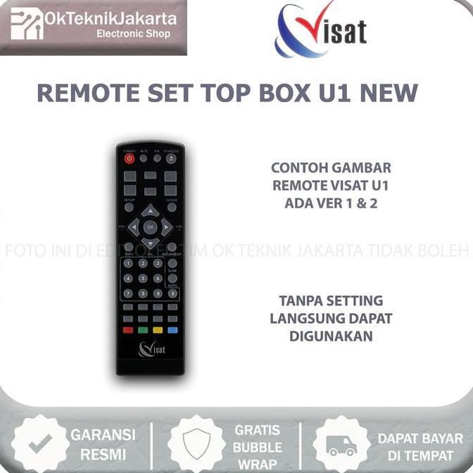 Remot Set top box Visat DVB T2 u1
