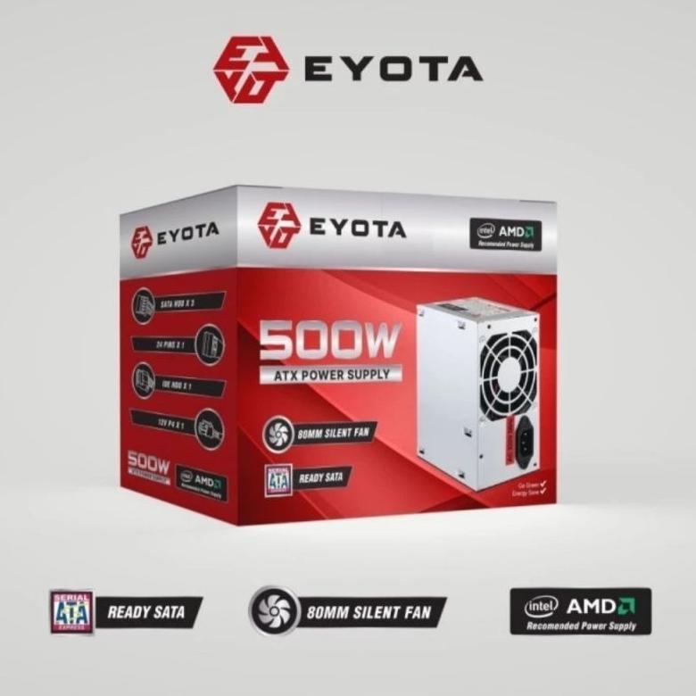POWER SUPPLY EYOTA 500W - Psu Komputer 500watt Power supply