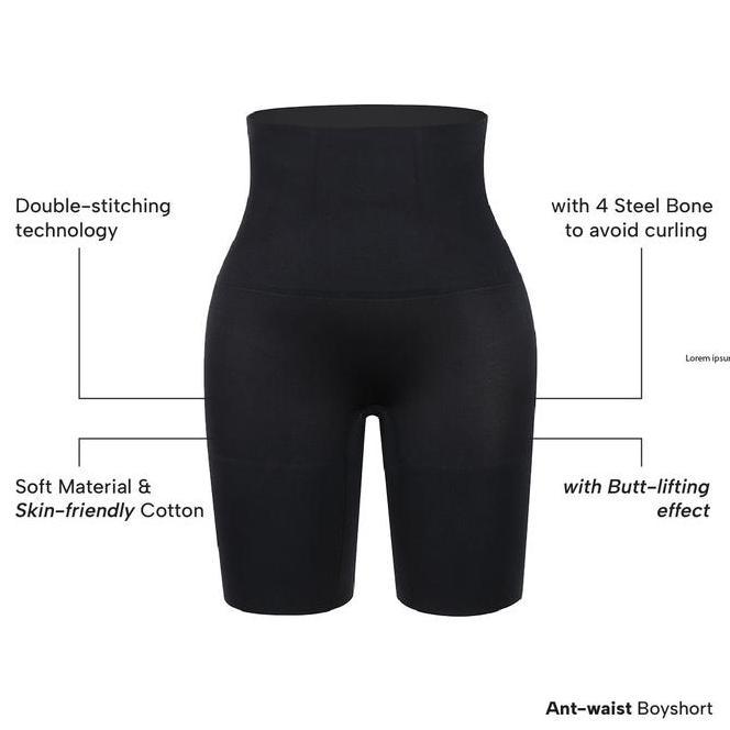 Bundle Sculpt 2 Ant-Waist Boyshort Korset Perut Boxer Seamless Wanita