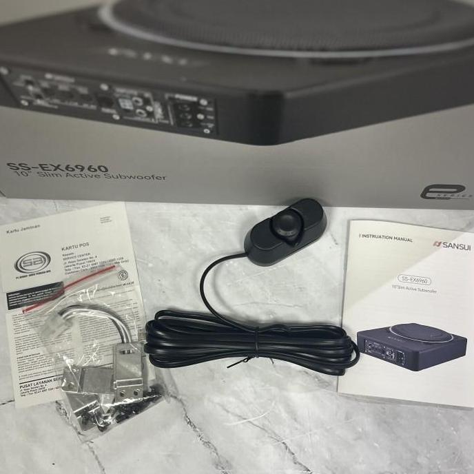 Subwoofer aktif basstube 10inch Sansui kolong Terlaris
