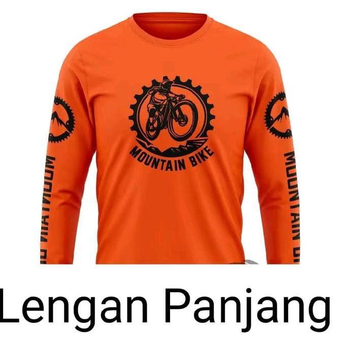 KAOS LENGAN PANJANG MOUNTAIN BIKE // TSHIRT LENGAN PANJANG MOUNTAIN BIKE // KAOS LENGAN PANJANG SEPE