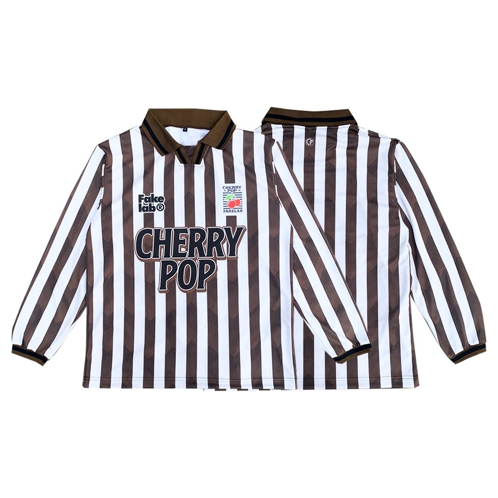 Fakelab X Cherrypop Vintage Jersey Long Sleeve / Sporty / Football / Pakaian Olah Raga / Sepak Bola 