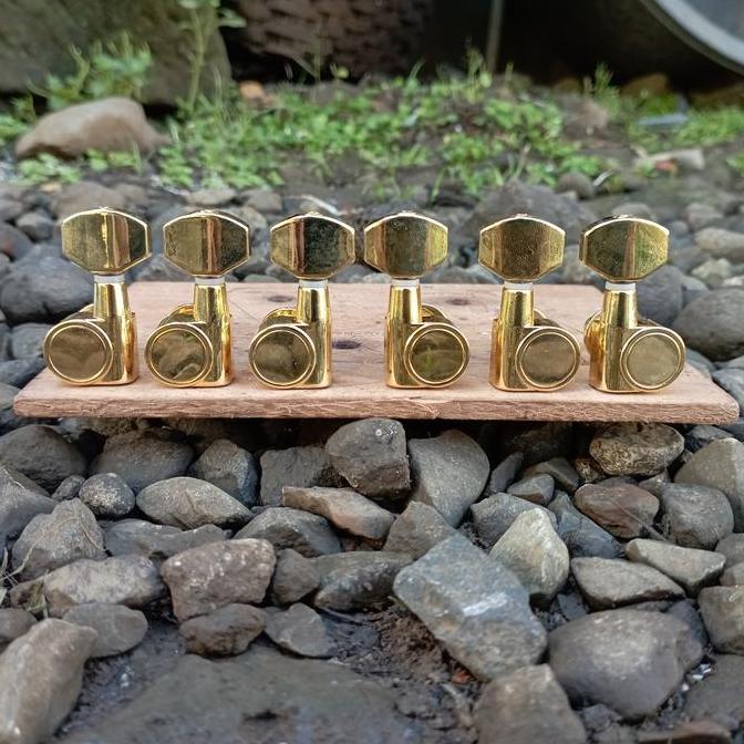 Dryer Gitar Screwless 3R 3L Ibanez Gold Original Tuner