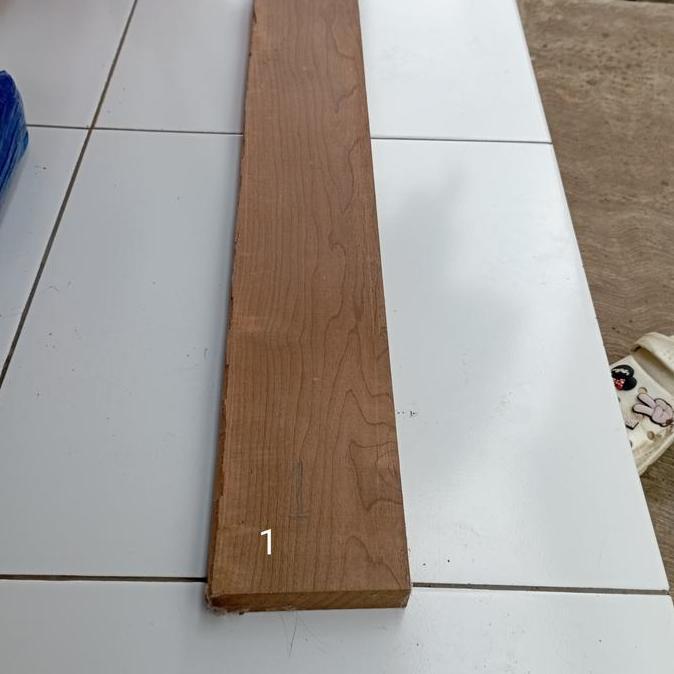 Kayu Roasted Maple Material Neck Gitar Luthier Supply