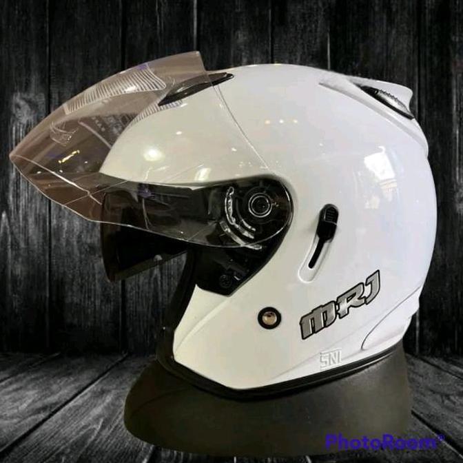 HELM CENTRO DUBLE VISOR MRJ G2  100% ORI