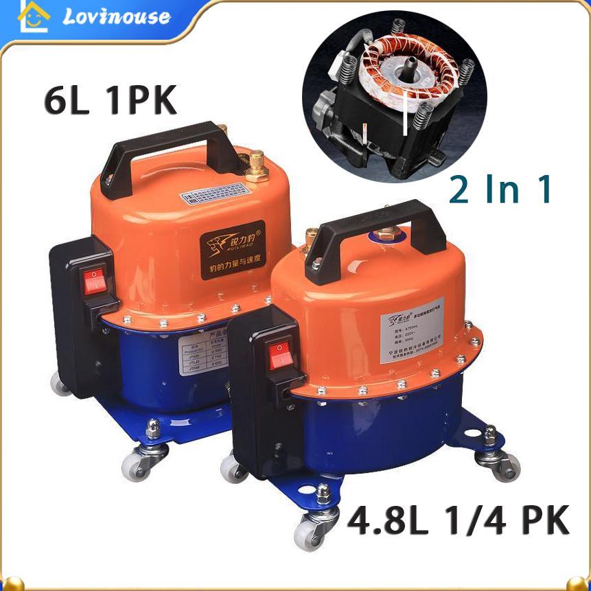 2-In-1 Vacum Pump AC 350Watt Vacuum Pump 6L Vacum Kompresor Ac Vacum Ac Value 1 pk
