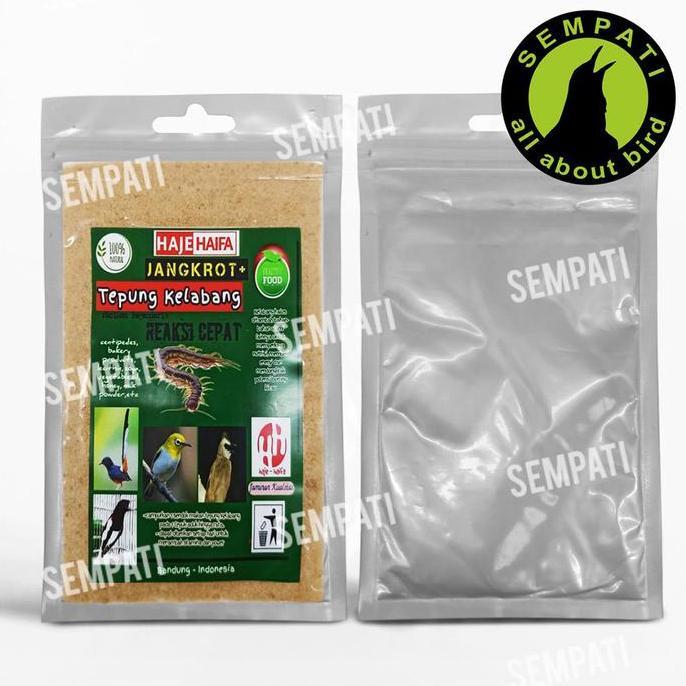 SEMPATI Jangkrot Tepung Kroto Madu + Tepung Kelabang Protein Tinggi Voer Halus Pakan Makanan Burung 