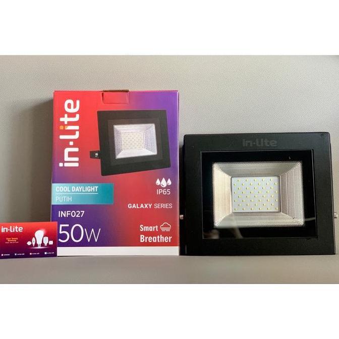 LAMPU SOROT FLOODLIGHT LED INLITE 50W 50 WATT - INF027