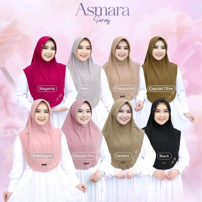 hijab daffi asmara series bergo ped