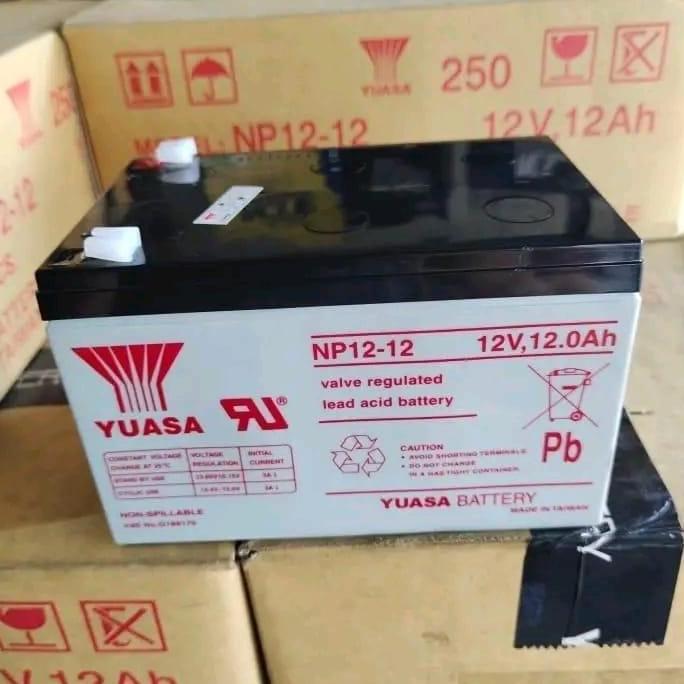 Terlaris Aki Ups, Aki Sepeda Listrik 12V 12Ah Yuasa Np-12