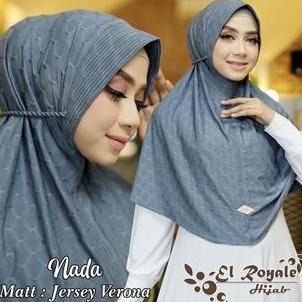 Hijab/Jilbab jersey NADA ori EL ROYALE Jilbab Muslim Kerudung