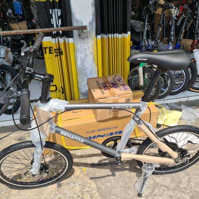 Terbaru Sepeda Minivelo Senator New 8 Speed Rem Cakram
