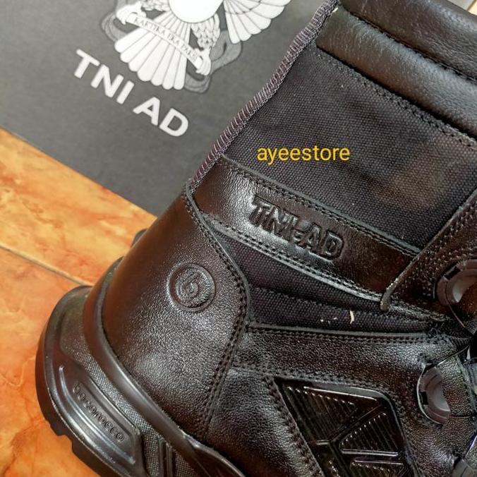 sepatu pdl bocorocco original jatah pamen tni ad / sepatu pdl tni ad