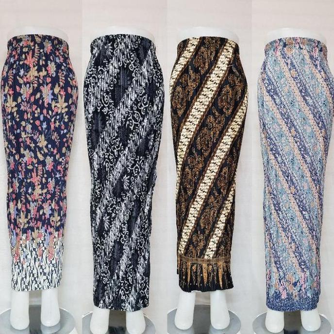 DS55 - premium ( 200 MOTIF - PART 1 ) REAL PICT ROK PLISKET BATIK / ROK PLISKET / BAWAHAN KEBAYA / R