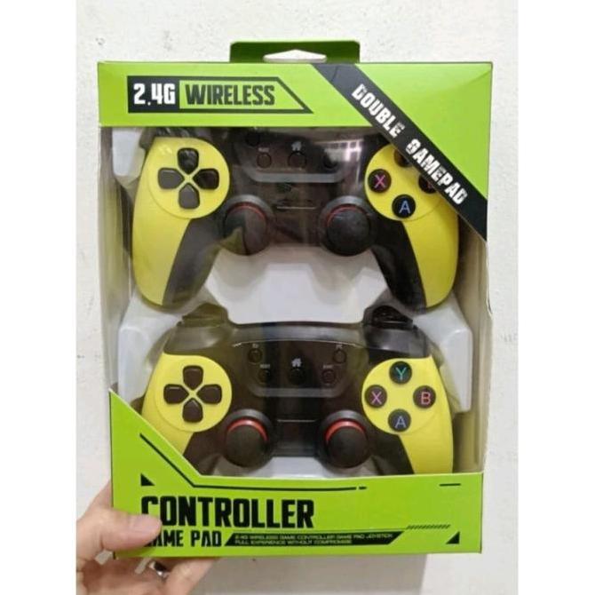 Gamepad Double Wireless Turbo Game Pad Controller Laptop PC Joystick