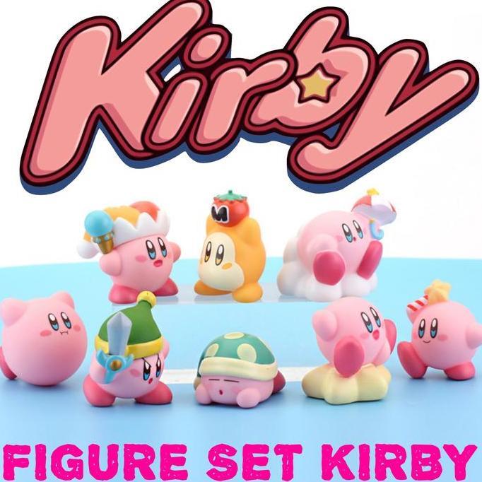 Kirby Figure Set - Mainan Kirby Set Figure Set Action Figure Anime
