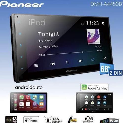 New Pioneer DMH-A4450BT - Head Unit 7" Apple Carplay, Android Auto