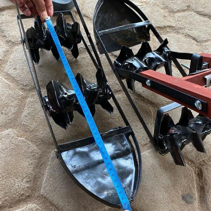 OSROK Padi Capit 16 cm Gosrok Alat Penyiangan Gulma Sawah Premium Odrok Roda Besi Menghilangkan Rump