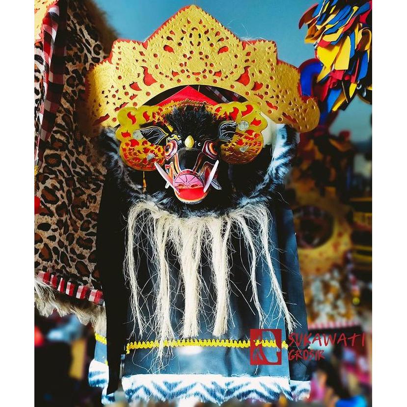 Barong Bangkung Mainan Anak untuk Ngelawang - Pajangan Barong Mini