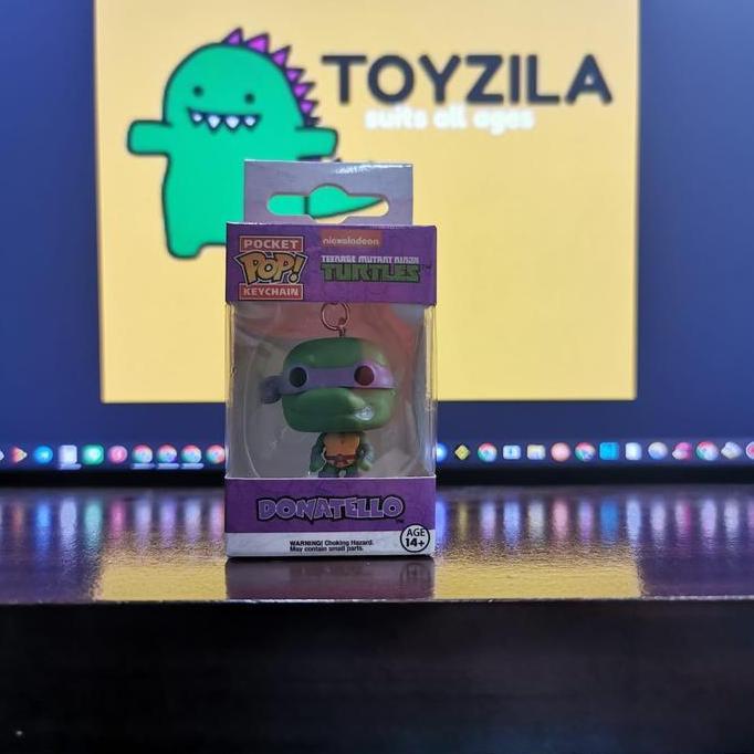 POCKET FUNKO POP KEYCHAIN NINJA TURTLE TURTLES DONATELLO