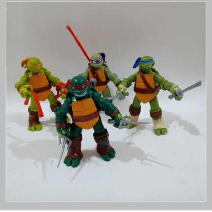 teen mutant ninja turtle kura kura ninja figure set 4 - set a