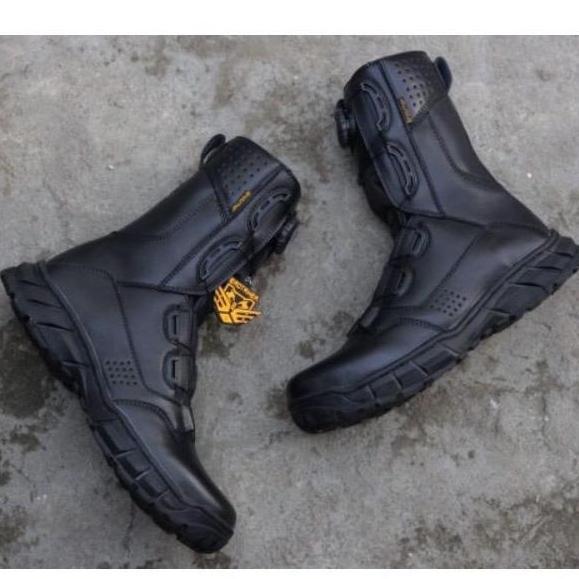BROTRHER  Shoes SEPATU PDL FULL KULIT TNI POLRI TALI PUTAR & TALI BIASA MODEL DEVILE MERK BROTRHER T