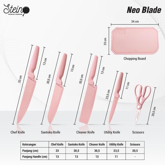 STEIN COOKWARE NEO BLADE PINK [ SET + TALENAN SET]