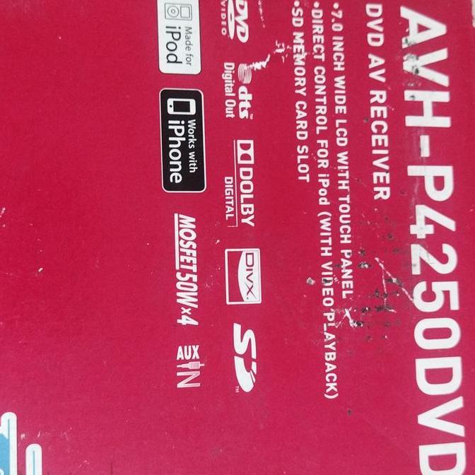 BOLEH NEGO Head unit Pioneer AVH-P4250DVD