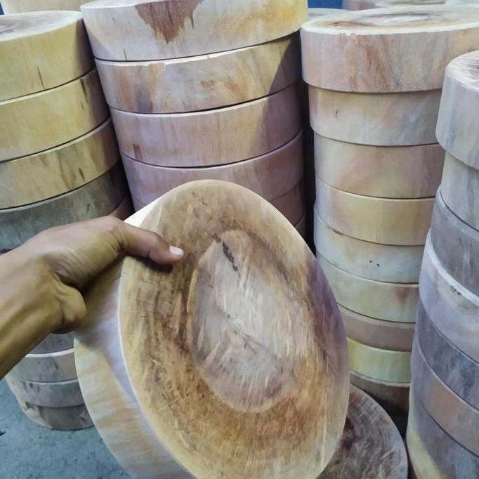 Talenan kayu bulat - talenan daging - talenan kayu potong daging