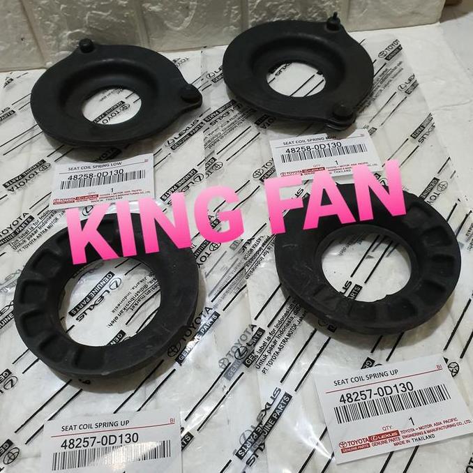 Karet Tatakan Per Keong All New Vios New Yaris Asli 4Pc Belakang Asli