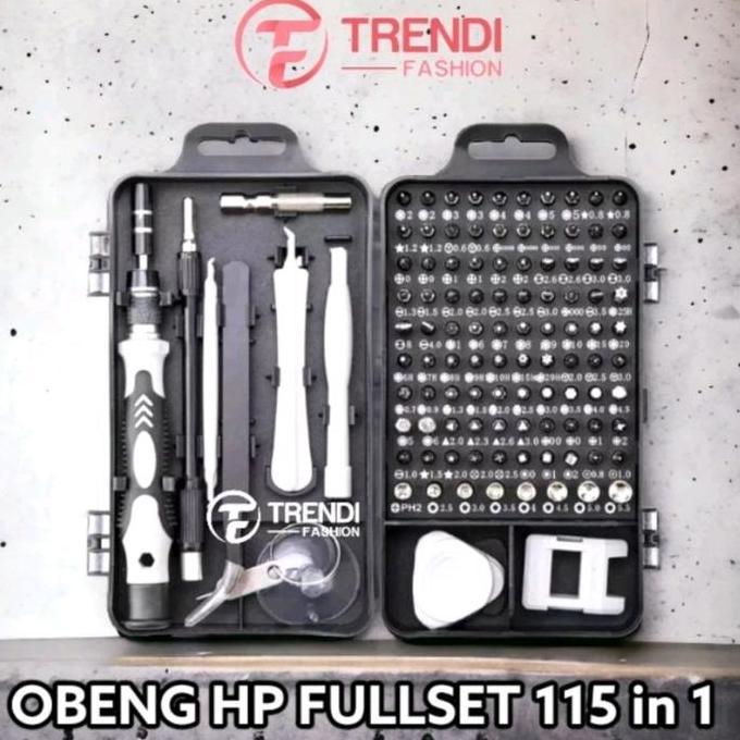 Obeng Hp Fullset 115 in 1 - Obeng Reparasi Hp - Obeng Service Hp SAMD