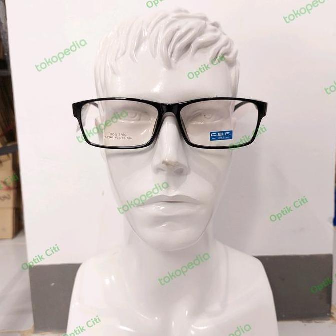 frame kacamata pria original Cbf B5261 Size Lebar Lentur dan Ringan Terlaris