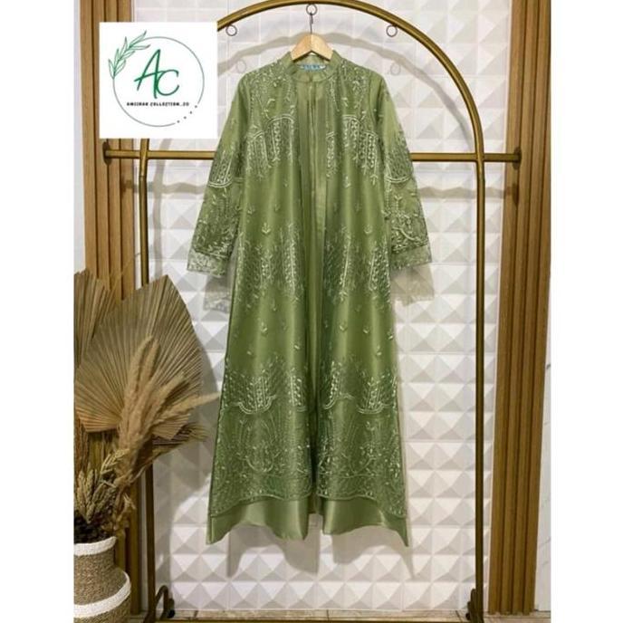 Real pick gamis khaira satin kristal import MiX tile//fashion ready best seller quality gaun pesta m